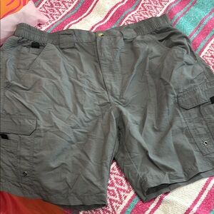 Men's Gray Cargo Shorts